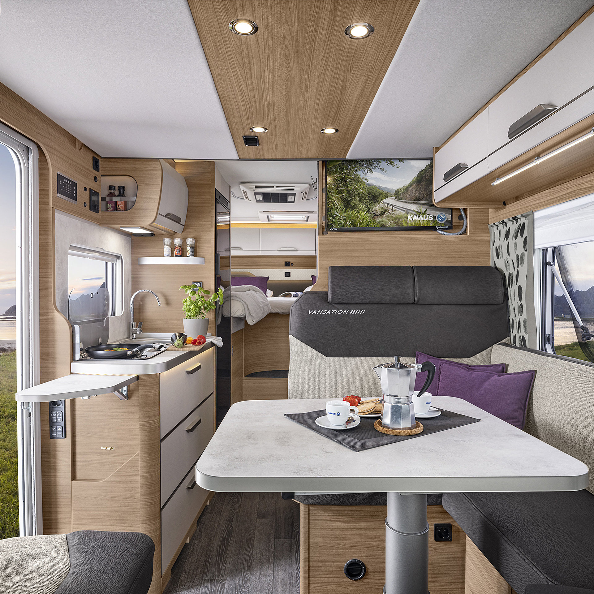 KNAUS VAN WAVE Interieur Durchschuss