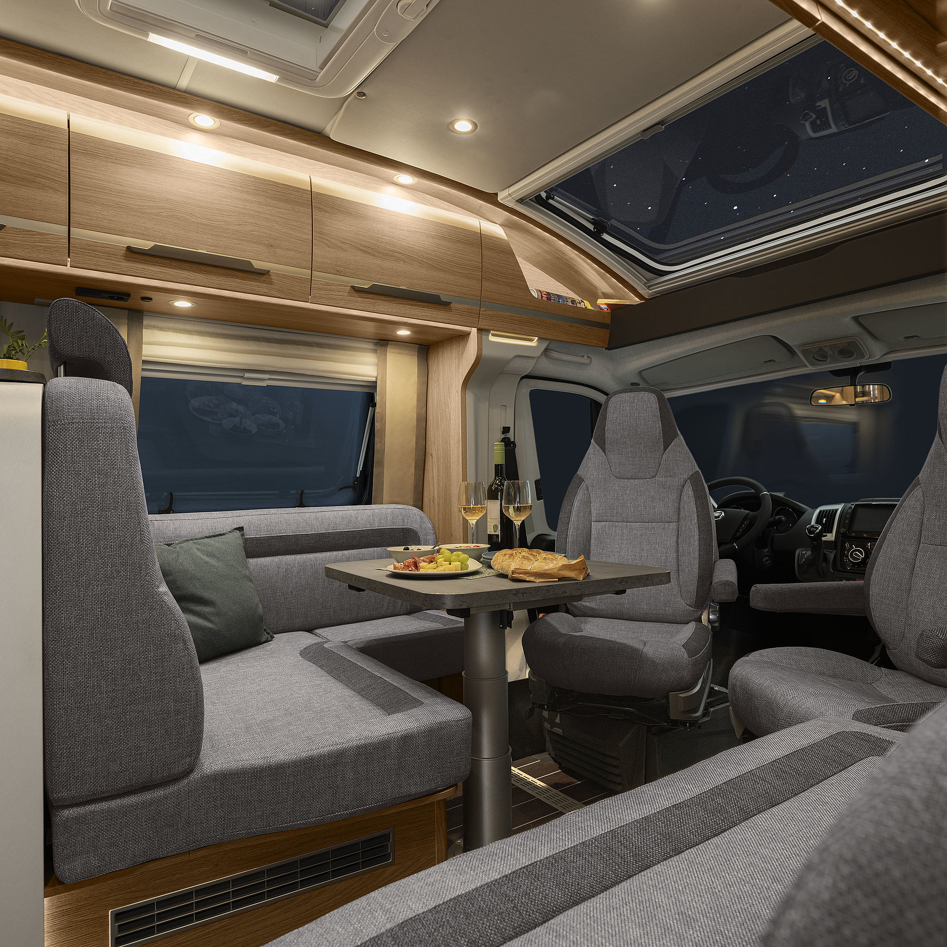 KNAU SKY TI PLATINUM Sitzgruppe Cockpit